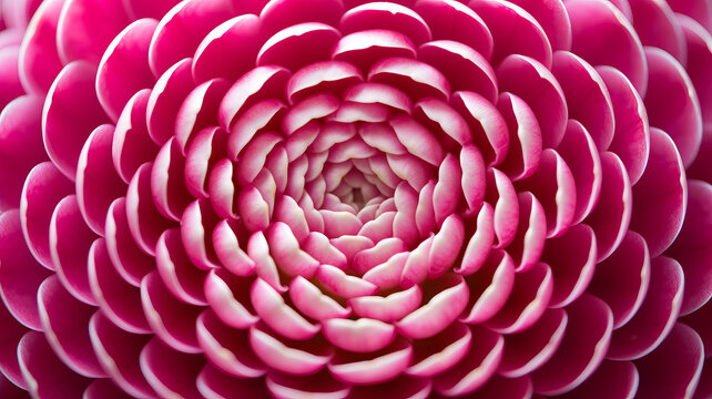 一朵粉红色花朵的近距离
