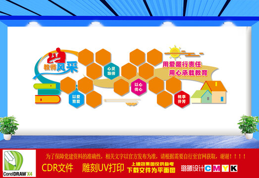 教师风采文化墙