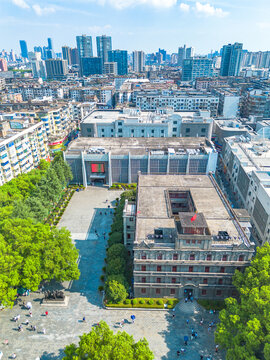 江西南昌起义纪念馆航拍