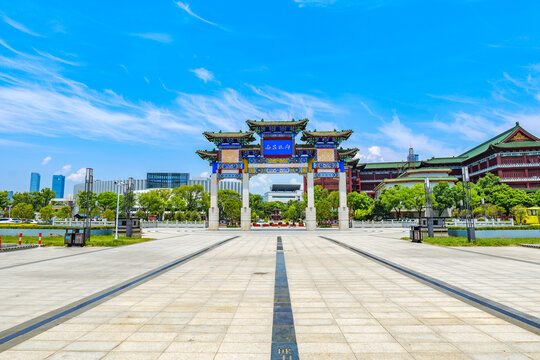南昌滕王阁旅游区南昌故郡牌楼