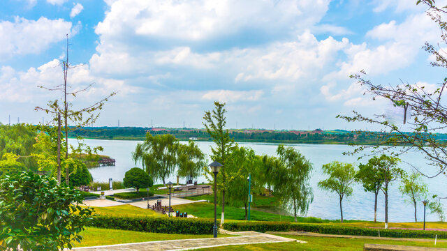 松雅湖畔风景
