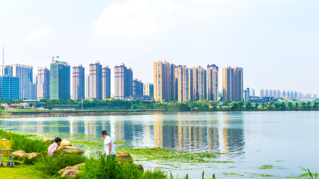 松雅湖畔风景