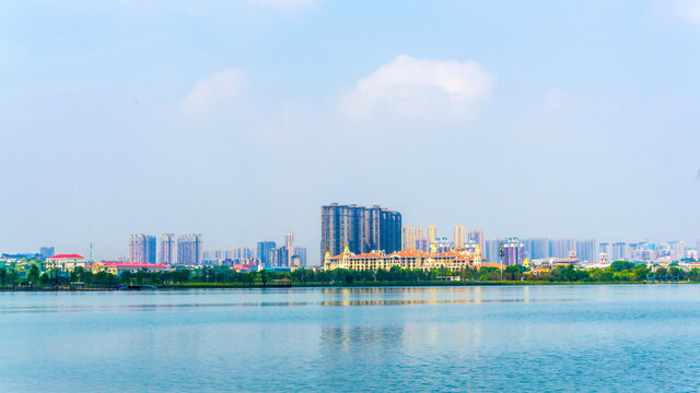 松雅湖畔风景