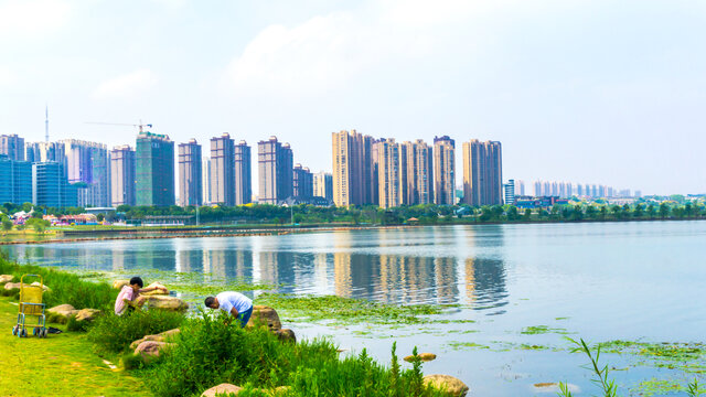 松雅湖畔风景