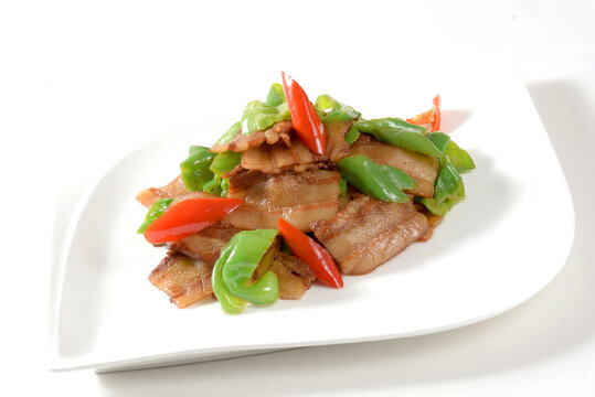 辣椒炒黑猪肉