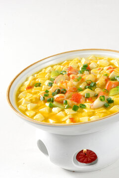 蟹黄海鲜豆腐