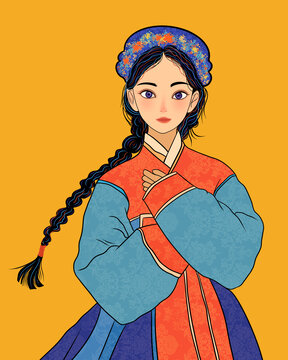 民族美女朝鲜族