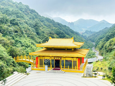 丰都南天湖南天门金殿远景