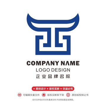 西logo牦牛头