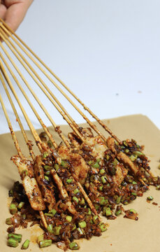 烤猪肉小串