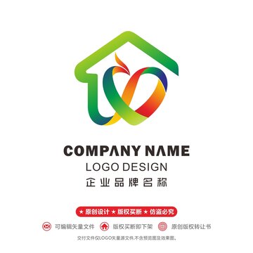 公益标志爱心logo妇幼