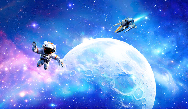 月球星空