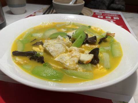 丝瓜炒蛋