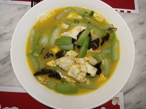 丝瓜炒蛋