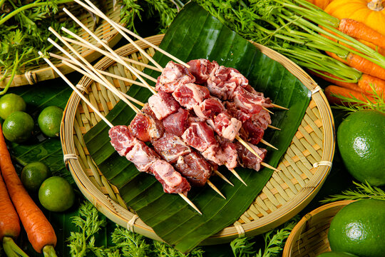 排骨烧烤串