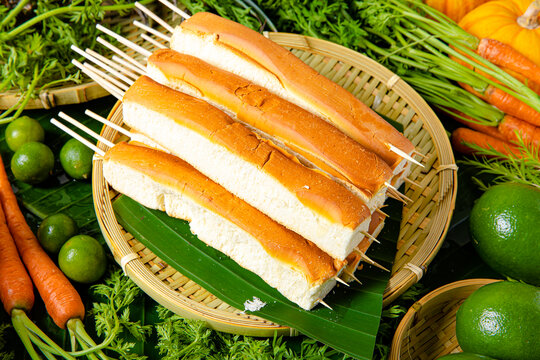 面包烧烤串