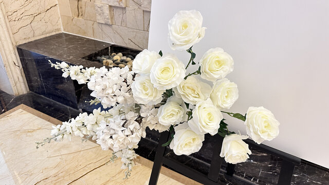 白玫瑰花