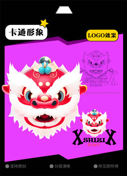 醒狮卡通