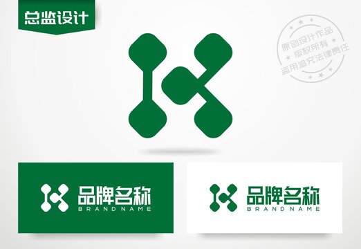 K设计logo字母K标志