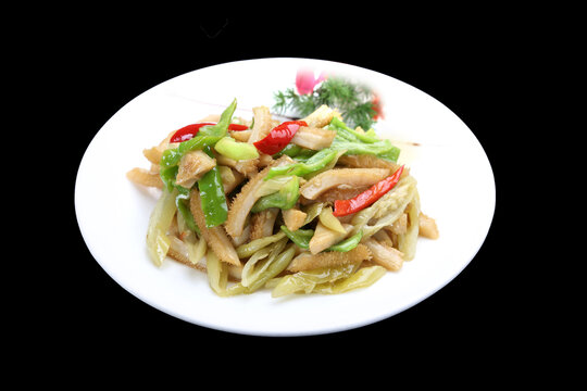 泡椒炒牛肚