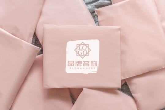 塑料袋logo样机效果