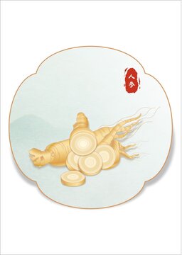 人参切片