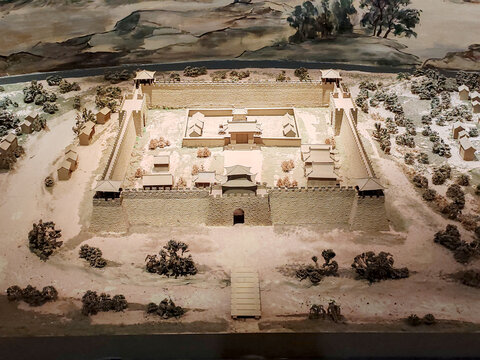 中国古代城池模型