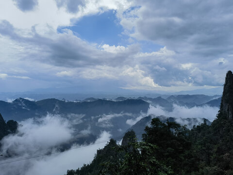 白云山山顶风光