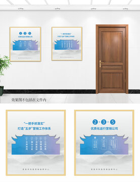 营销中心展板