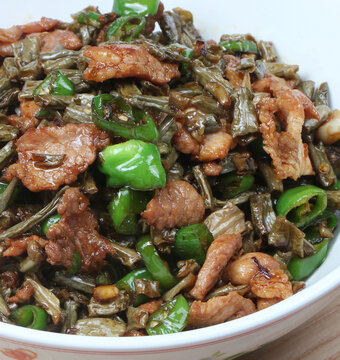 青椒扑豆角