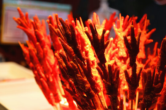 烤鸡爪串