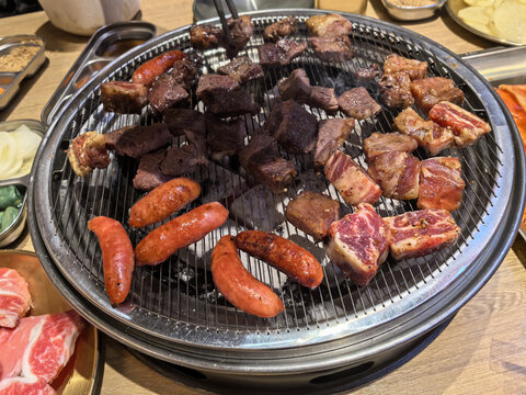 韩式铁盘烤肉