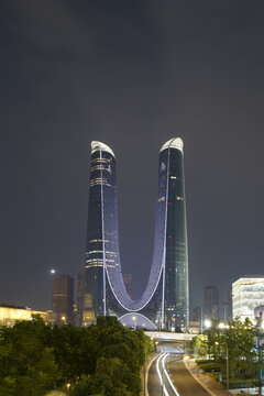 杭州CBD夜景