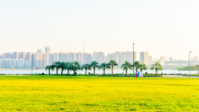 晚霞晚景