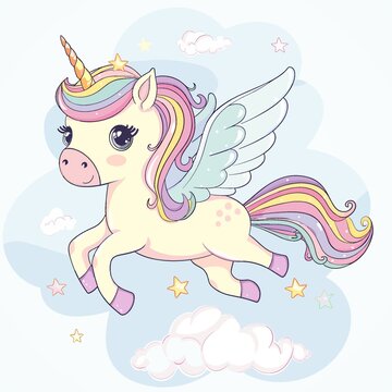 独角兽印花