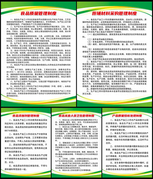 食品生产加工小作坊管理制度