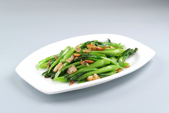 生炒菜心