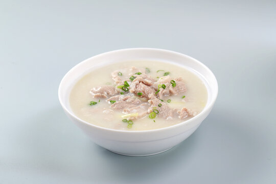 土猪肉片粥