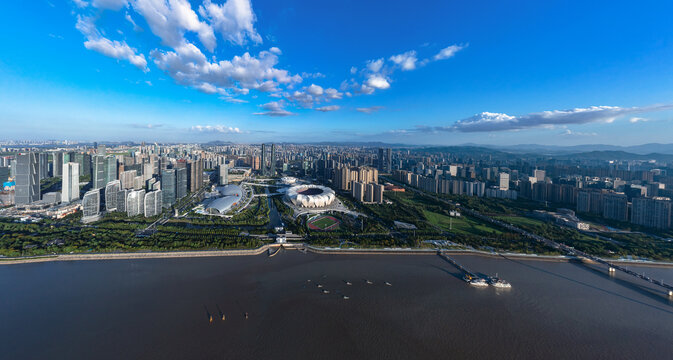 杭州滨江全景奥体中心