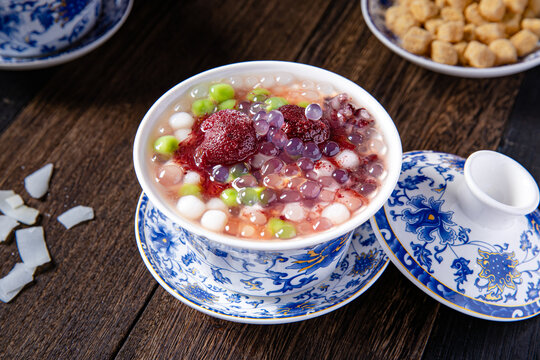 特色冰豆花