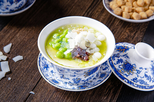 特色冰豆花
