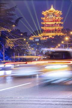 武汉黄鹤楼夜景