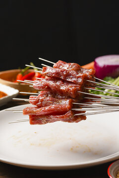 7分熟小牛肉