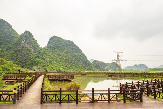 广西钟山百里水墨画廊