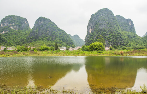广西贺州市钟山百里水墨画廊景区