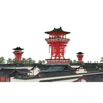 望楼效果图