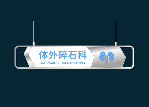 医院导视吊牌设计
