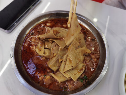 凉拌豆腐皮