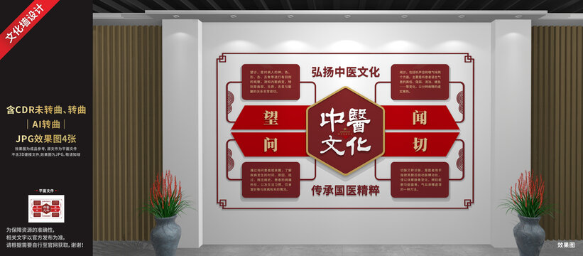 中医文化展厅展示墙