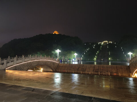 九江南山公园夜景